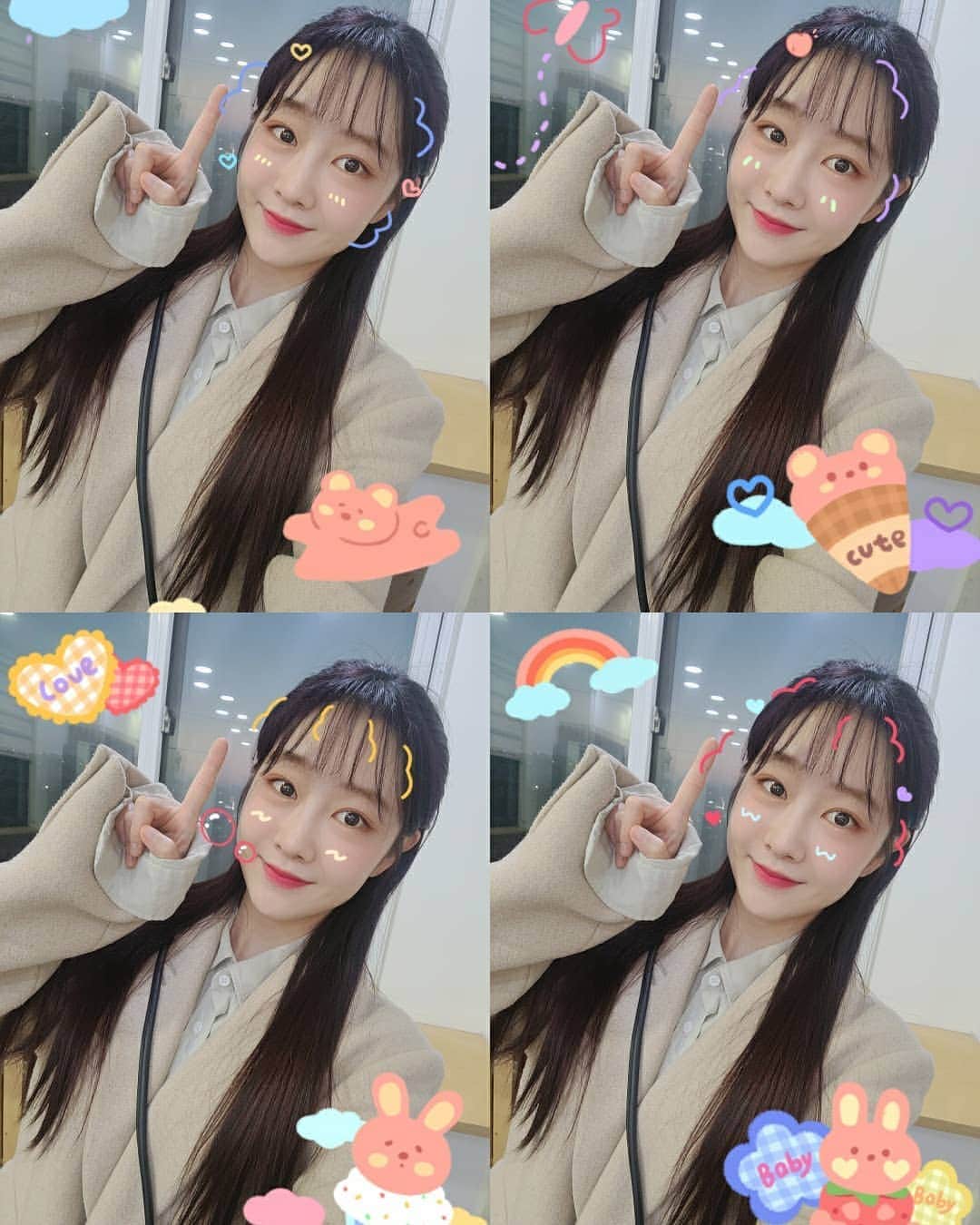 LABOUMのインスタグラム：「[#유정] 라떼 오늘도 7시부터 방송되는 국방FM '레이나의 건빵과 별사탕'!! 퇴근길 유정이와 함께해요❤🎉🎉  국방홍보원  👉  http://naver.me/Fk5Mzr6m **국방fm '별사탕'어플로 함께하실 수 있습니다!!  #라붐 #LABOUM #YUJEONG #국방FM #레이나의_건빵과별사탕」