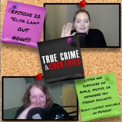 ローレン・アッシュのインスタグラム：「I could not be more excited about today’s episode of @truecrimeandcocktails since we not ONLY discuss #ElisaLam and the Netflix doc “Crime Scene: The Vanishing at the Cecil Hotel”, as well as #Nightstalker and Richard Ramirez but I also...reallllly went for it in the theories portion of the episode. I can’t WAIT to hear your thoughts on this one! Stream now, everywhere!」