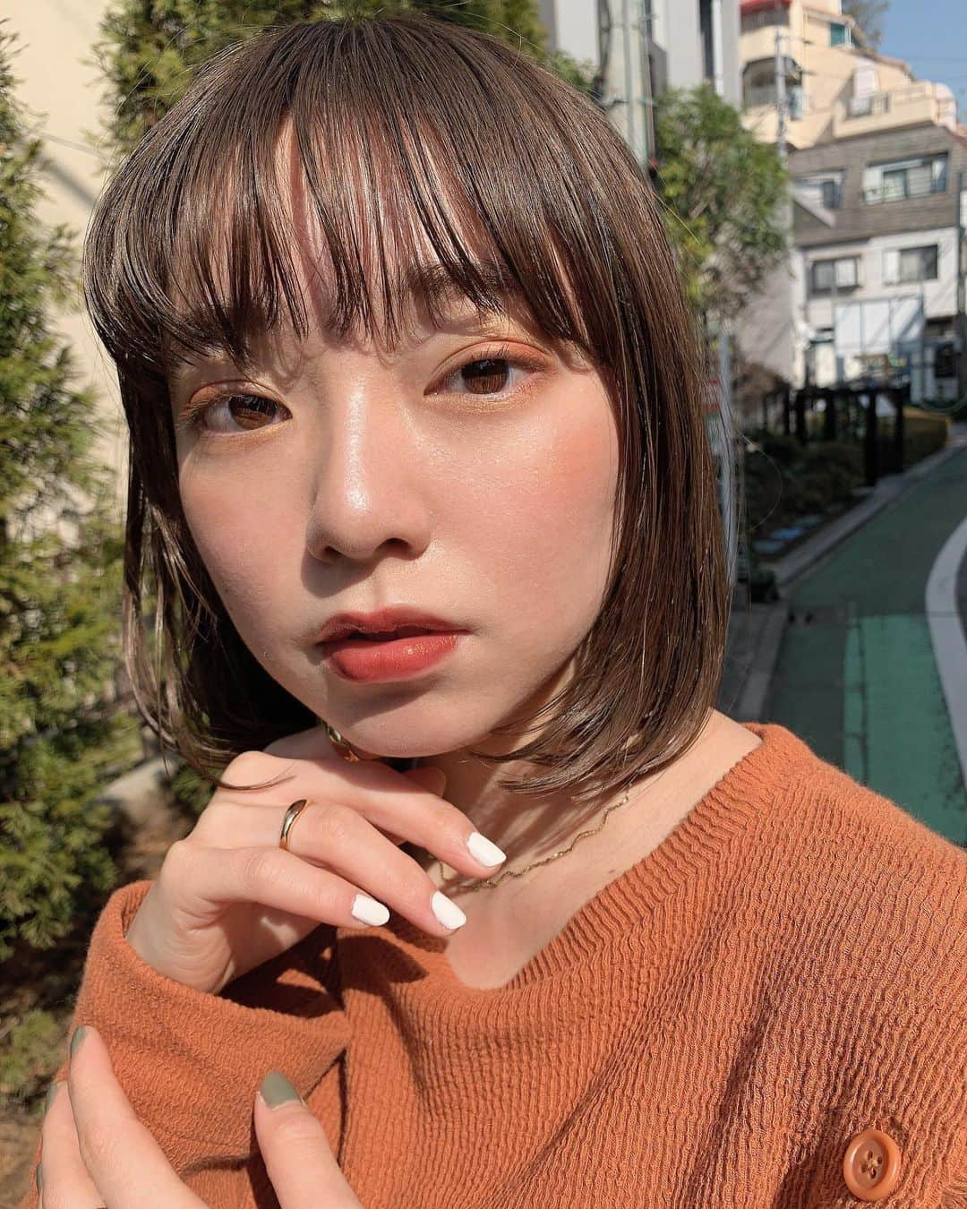 日浦ももさんのインスタグラム写真 - (日浦ももInstagram)「髪色どうですか🥰」2月23日 19時02分 - uka_momose