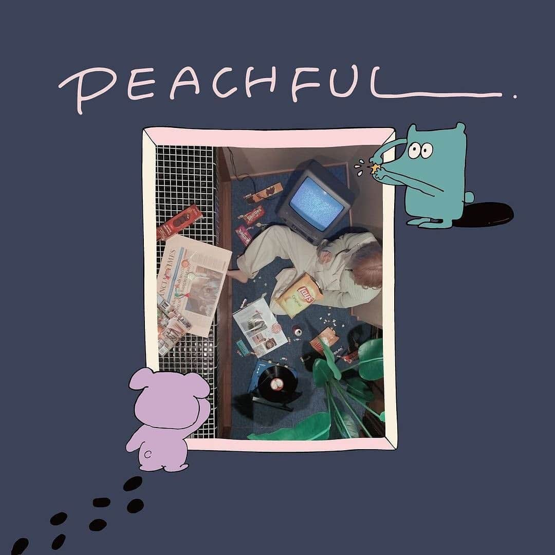 BASI（バシ）さんのインスタグラム写真 - (BASI（バシ）Instagram)「. 2021.2.24 Release🍑  kojikoji 2nd EP「PEACHFUL」  1. TASOGARE 2. VIBES 3. 七色の橋の上で 4. もも  自分が書いた詩をこじちゃんが歌う時、 その瞬間が一番好きな時間です。  今回もきっかけをありがとう。 そしてリリースおめでとう🌹  SP THX  @newly_____  @marsh___willow  @sae_tsu56  @tremorela  @monotone_tsune  @alchemystudio_osaka」2月23日 19時07分 - basirap