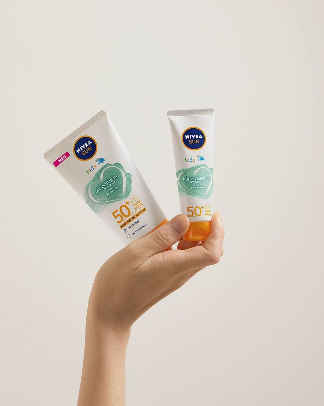 NIVEA Deutschlandのインスタグラム：「🆕 100% mineralischer UV-Schutz mit LSF 50! ☀️ Perfekt für Kinder und alle mit sonnenempfindlicher Haut. #NIVEA」