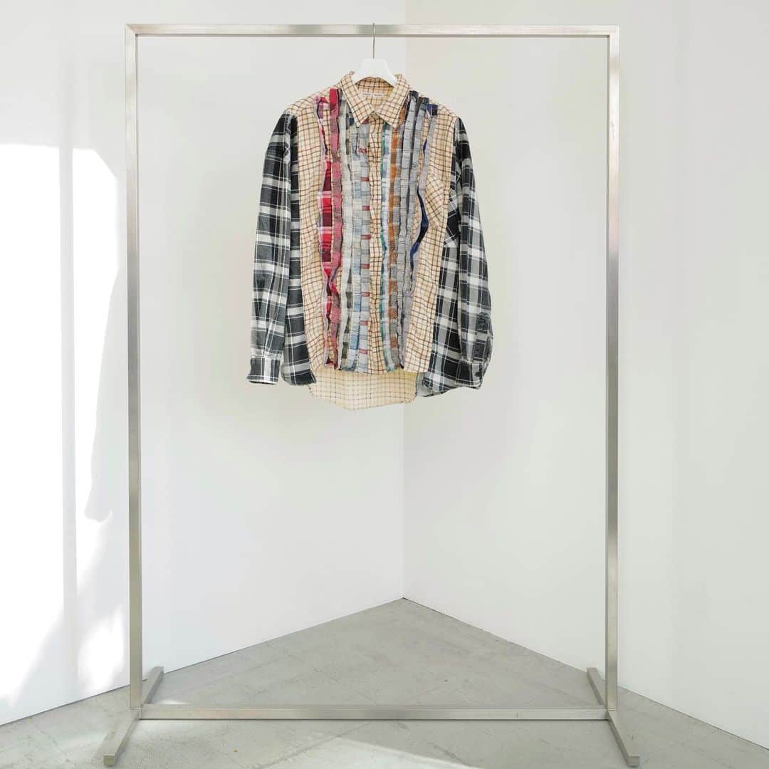 beams_harajuku_officialのインスタグラム：「…  < REBUILD BY NEEDLES> "Flannel Shirt Ribbon Wide Shirt"  @needles_tokyo_official @beams_harajuku_official  #needles #21ss #ビームス #harajuku_beams #HARAJUKUSTYLE #mensfashion #fashion #menswear #wear #style」