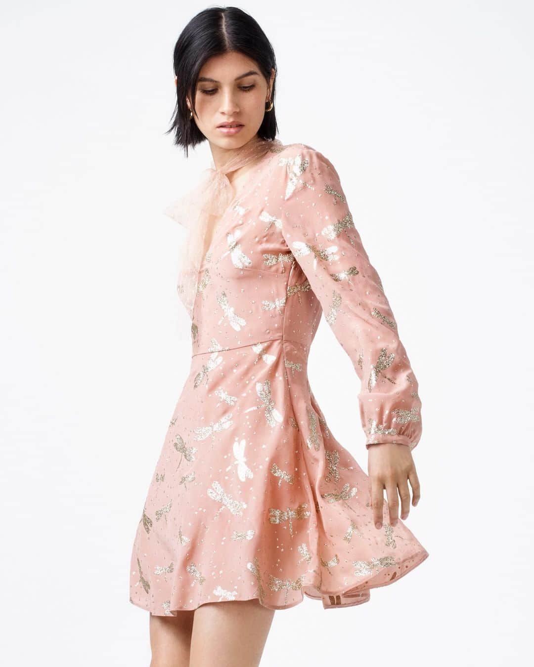 The Outnetのインスタグラム：「Raindrops on roses and dragonflies on dresses, @redvalentino provides all of our favorite things.   Shop all your favorite Instagram looks, just visit the link in bio"」
