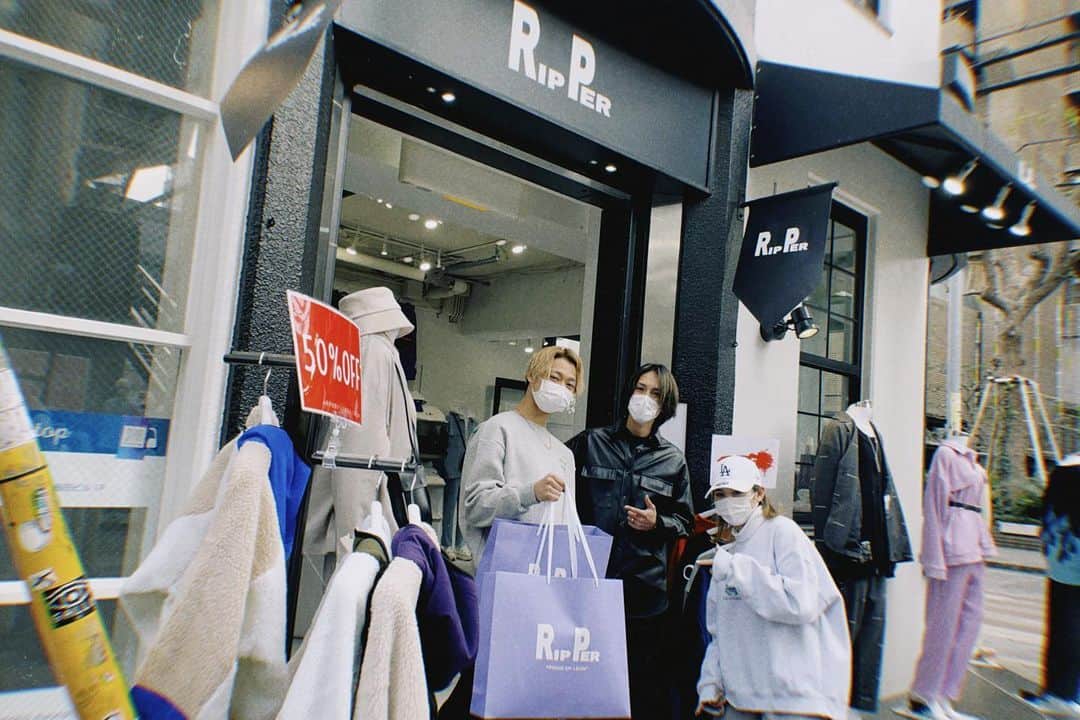 のインスタグラム：「Thank you so much.🙏  @ripper__official   #心斎橋」