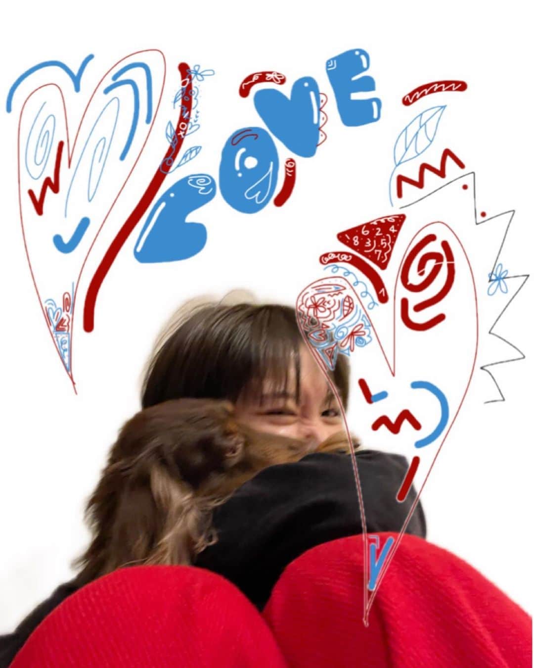 大島涼花のインスタグラム：「絵を描く事、何かを自分の中から生み出す事、 昔から好きだけど全然得意じゃなくて、 下手くそだけど、でも好きな事は物は好きだと言いたい、し、たくさんたくさんアウトプットしていきたいので、お付き合いください、🙏🏻  今回はラルフへの想いを描き描き。」