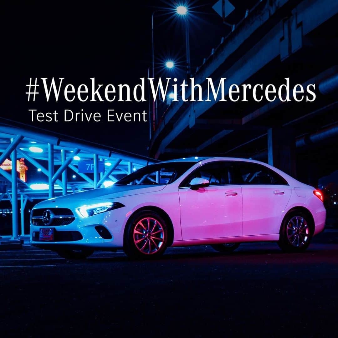 のインスタグラム：「[#WeekendWithMercedesTH] Mercedes-Benz A 200 Progressive วีกเอนด์นี้! มาออกไปสนุกในสไตล์คุณกับ Mercedes-Benz Thailand  เพียงตอบคำถามว่า ’อยากนำ The A-Class ออกไปขับที่ไหน Weekend พร้อมบอกเหตุผล’ คำตอบที่โดนใจคณะกรรมการมากที่สุด จะได้รับเลือกให้นำ Mercedes-Benz A 200 Progressive ออกไปสนุกระหว่างวันที่ 5 มีนาคม 2564 – 8 มีนาคม 2564  @ Tag ชวนเพื่อนมาร่วมสนุก ร่วมลุ้นไปด้วยกันได้ที่ช่องคอมเมนต์ด้านล่าง  กติกาการร่วมสนุก: ✔ แอด Line Official Account mercedesbenzth (มี @ ข้างหน้า) ✔ พิมพ์คำว่า “WWM” บน LINE Official Account และกรอกใบสมัคร ✔ ร่วมสนุกได้ตั้งแต่: 23 กุมภาพันธ์ 2564 – 25 กุมภาพันธ์ 2564 เวลา 12:00 น. ✔ ประกาศผลผู้ชนะ: 2 มีนาคม 2564 ✔ ช่วงเวลารับรถ: 5 มีนาคม 2564 – 8 มีนาคม 2564  วีกเอนด์นี้ อย่าลืมสวมหน้ากากอนามัย ล้างมือให้สะอาด และปฏิบัติตามแนวทาง Social Distancing อย่างเคร่งครัด เพื่อความปลอดภัยของทุกท่าน  #AClass #MercedesBenz #MercedesBenzThailand」
