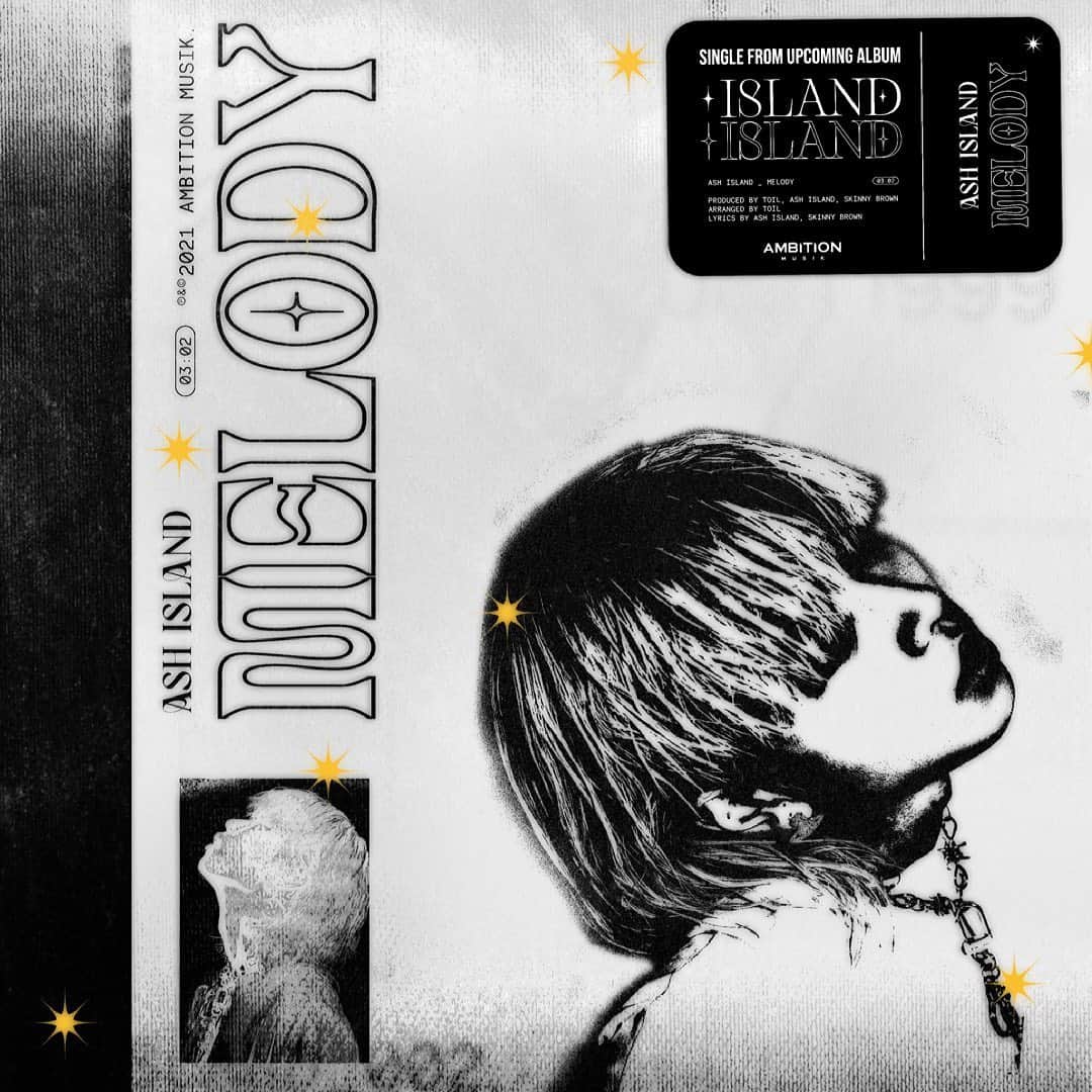 thequiettのインスタグラム：「ASH ISLAND 신곡 “멜로디” 2/25 🎶」