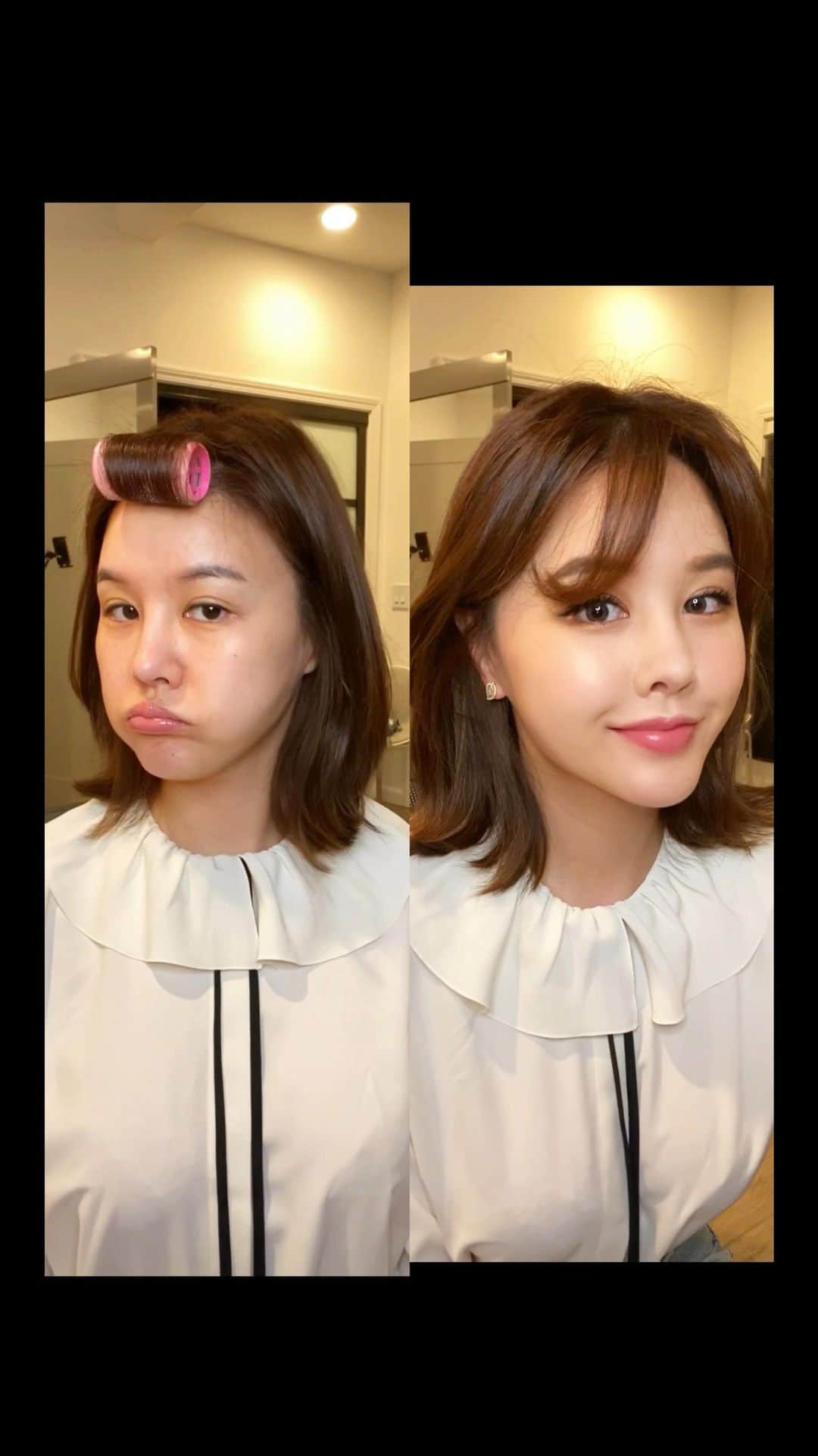 パク・ウンジのインスタグラム：「샤넬 품절 대란 립 💋그리고 시슬리 3월 신상 불러셔 써봤어요 @sisleyparisofficial @chanel.beauty rouge allure laque 64 👍 정말 쓰러지게 예쁩니다🌹」