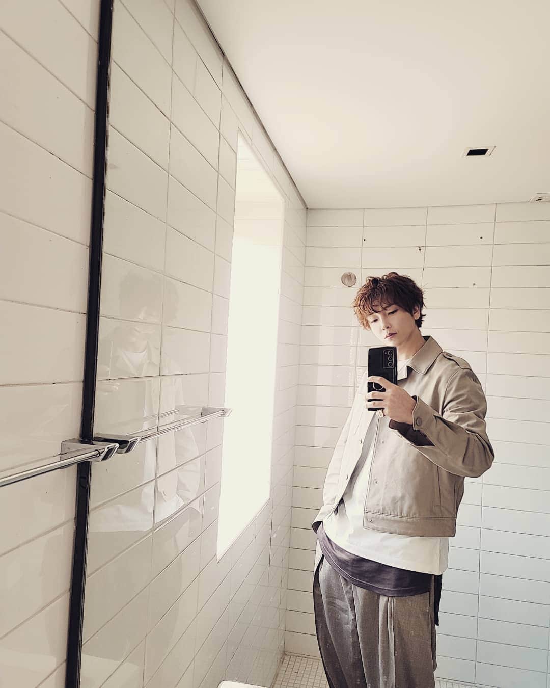 のインスタグラム：「오늘너무춥네ㅜ 今日、韓国は、とても寒い😷」