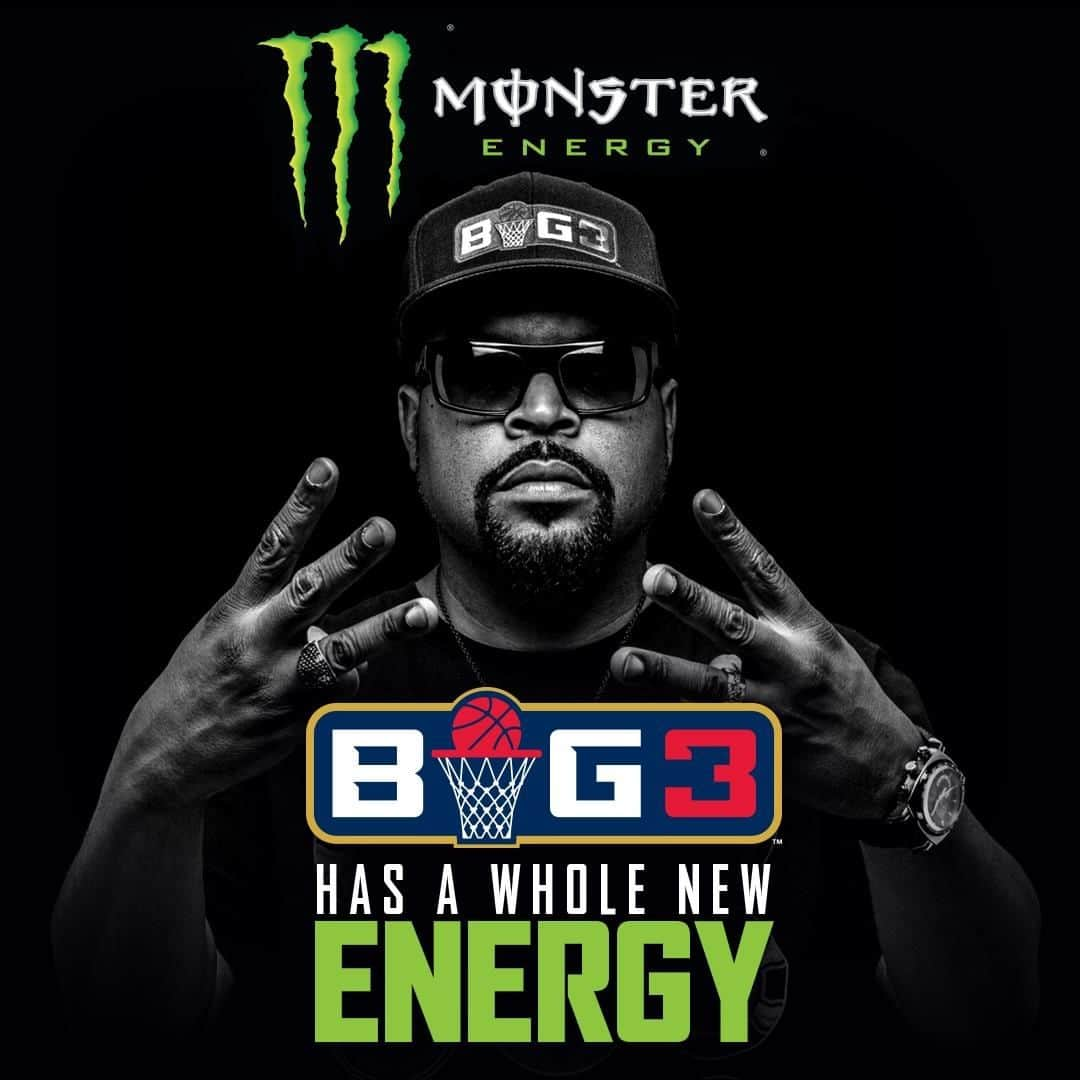 モンスターエナジーさんのインスタグラム写真 - (モンスターエナジーInstagram)「Teaming up w/ the legend @IceCube to bring a whole new ENERGY to @TheBIG3 🏀 #BIG3IsBack   Link in bio for more info.   #BIG3 #MonsterEnergy」2月23日 22時00分 - monsterenergy