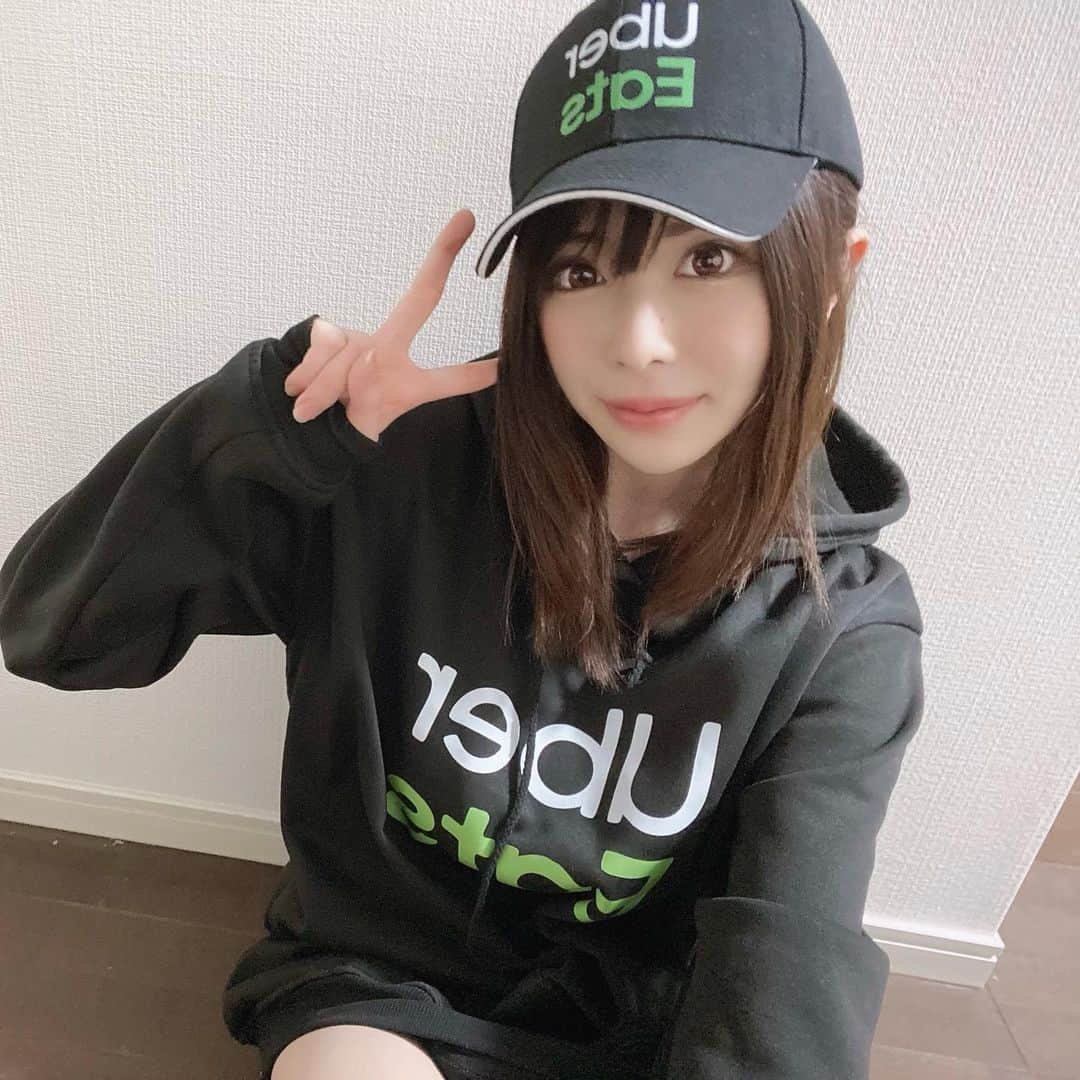 辻井ほのかのインスタグラム：「#ウーバーイーツ  #ubereats  #配達員 ウーバーイーツ好きすぎw」