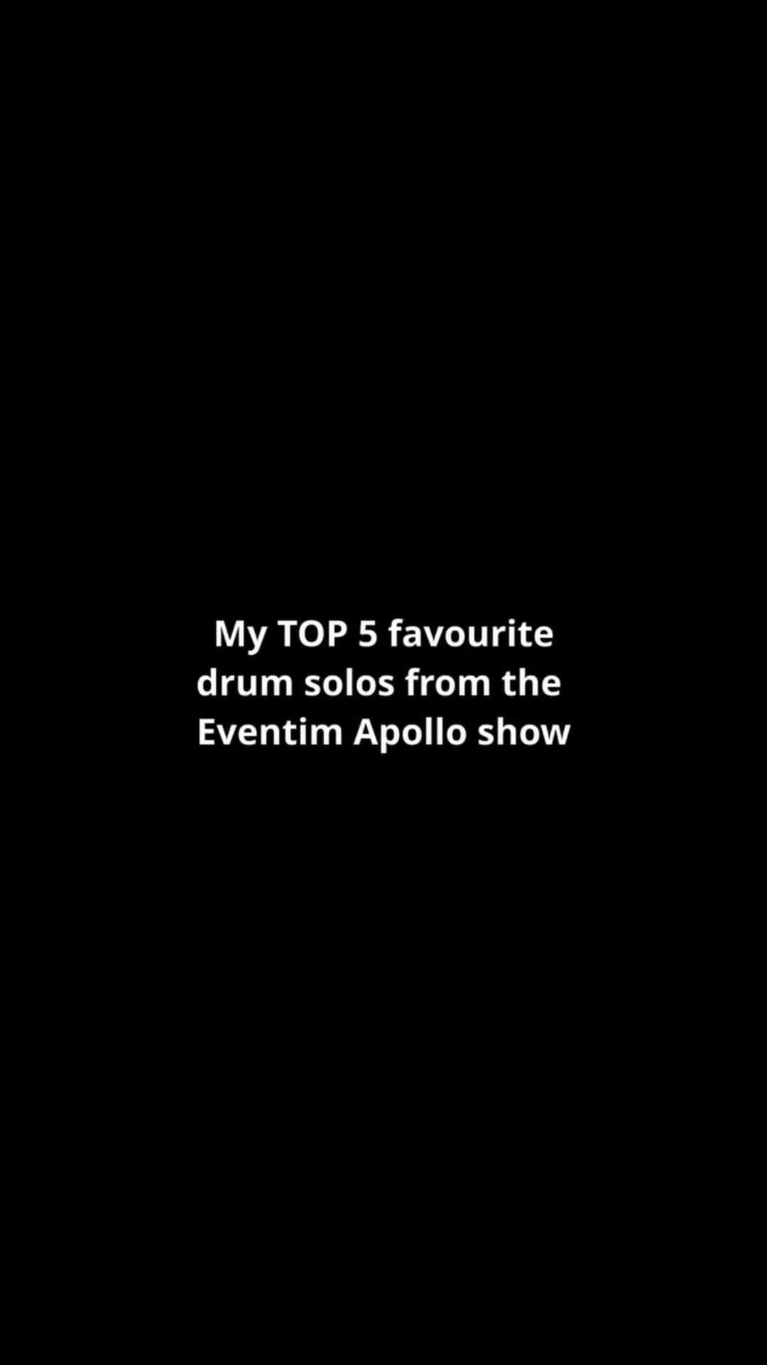 ジャック・ガラットのインスタグラム：「TOP 5 DRUM SOLOS - watch the whole show FOR FREE on YouTube this Thursday 8pm GMT. Raising money for @stagehandcharity and there’s actual fire on stage 🔥  #drums #solo #showingoff #jackgarratt #phase #lovedeathanddancing #LDD #gospelchops #eventimapollo #hammersmithapollo #Top5」