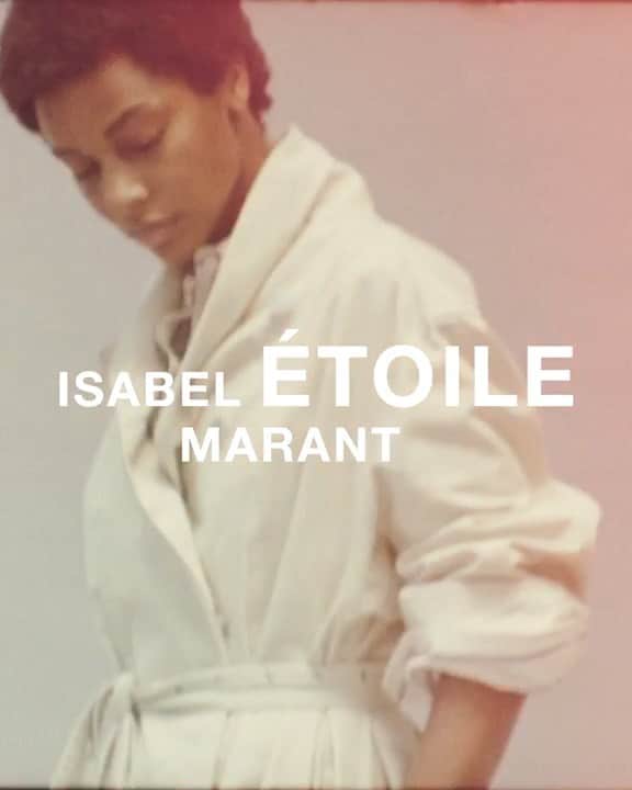のインスタグラム：「Étoile Spring-Summer 2021 With @giedre.dukauskaite & @karlyloyce   Video by @samuelrixon  The #IsabelMarantÉtoile SS21 collection is now available. Discover more through the link in bio  #IsabelMarant」