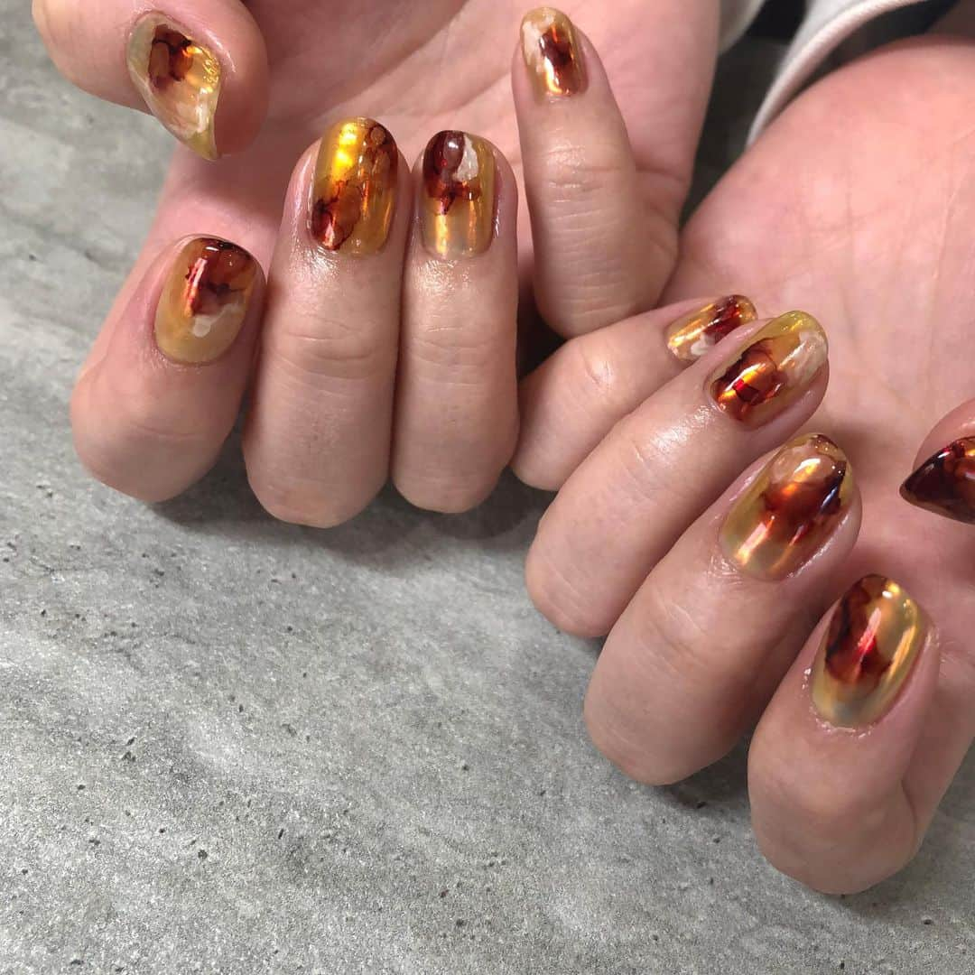 inthinkさんのインスタグラム写真 - (inthinkInstagram)「🎨🖌90min design  . . . inthink. ☎︎03-6418-5091 . . . #inthink #inthinknail #nails #nailartist #インクネイル」2月24日 1時25分 - inthink