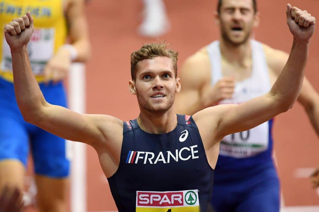 ケビン・マイヤーのインスタグラム：「Très heureux de porter à nouveau les couleurs de la France à l’occasion des Championnats d’Europe en salle de Toruń ! Les 6 & 7 mars prochains 🔥  #heptathlon」