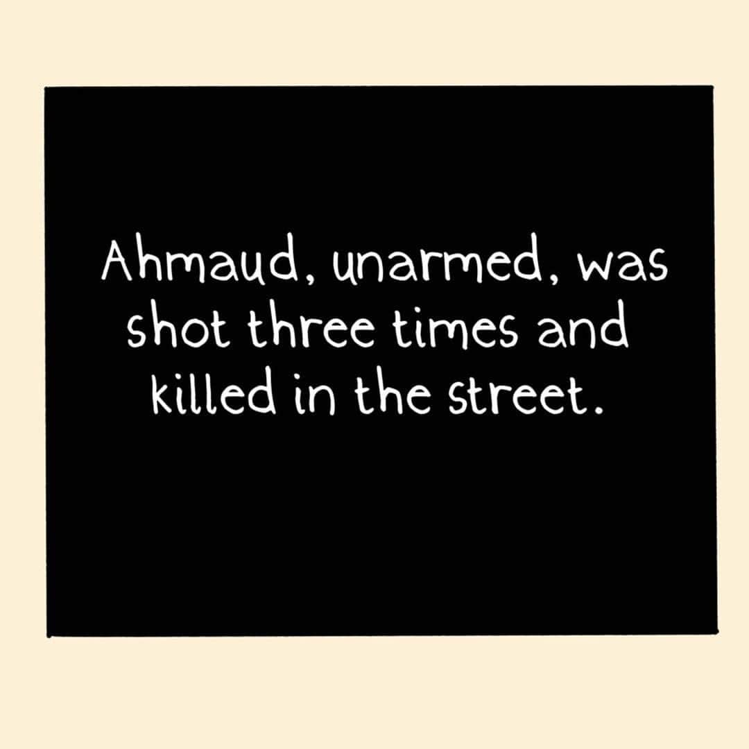 エイミー・シューマーさんのインスタグラム写真 - (エイミー・シューマーInstagram)「Ahmaud Arbery. 1 year ago today.  . #ahmaudarbery #sayhisname . RP @thefakepan」2月24日 1時59分 - amyschumer