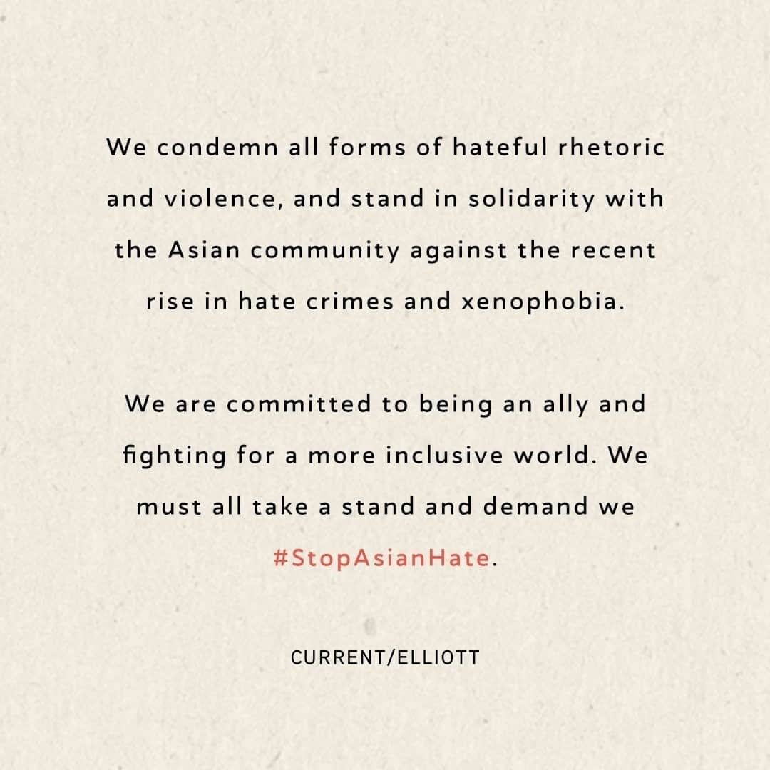 カレントエリオットのインスタグラム：「#stopasianhate」