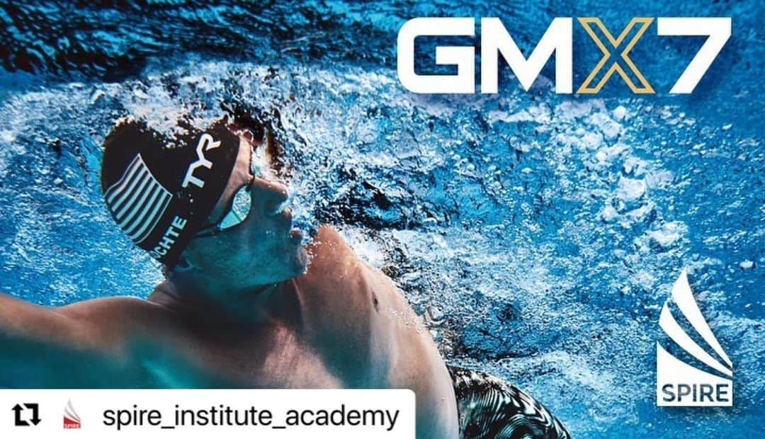 ライアン・ロクテのインスタグラム：「#Repost @spire_institute_academy with @make_repost ・・・ We are excited to announce our new partner @gmx7training here at SPIRE • The XI-PRO is exactly what developing swimmers need make improvements!  • To read more click the link in our bio!」