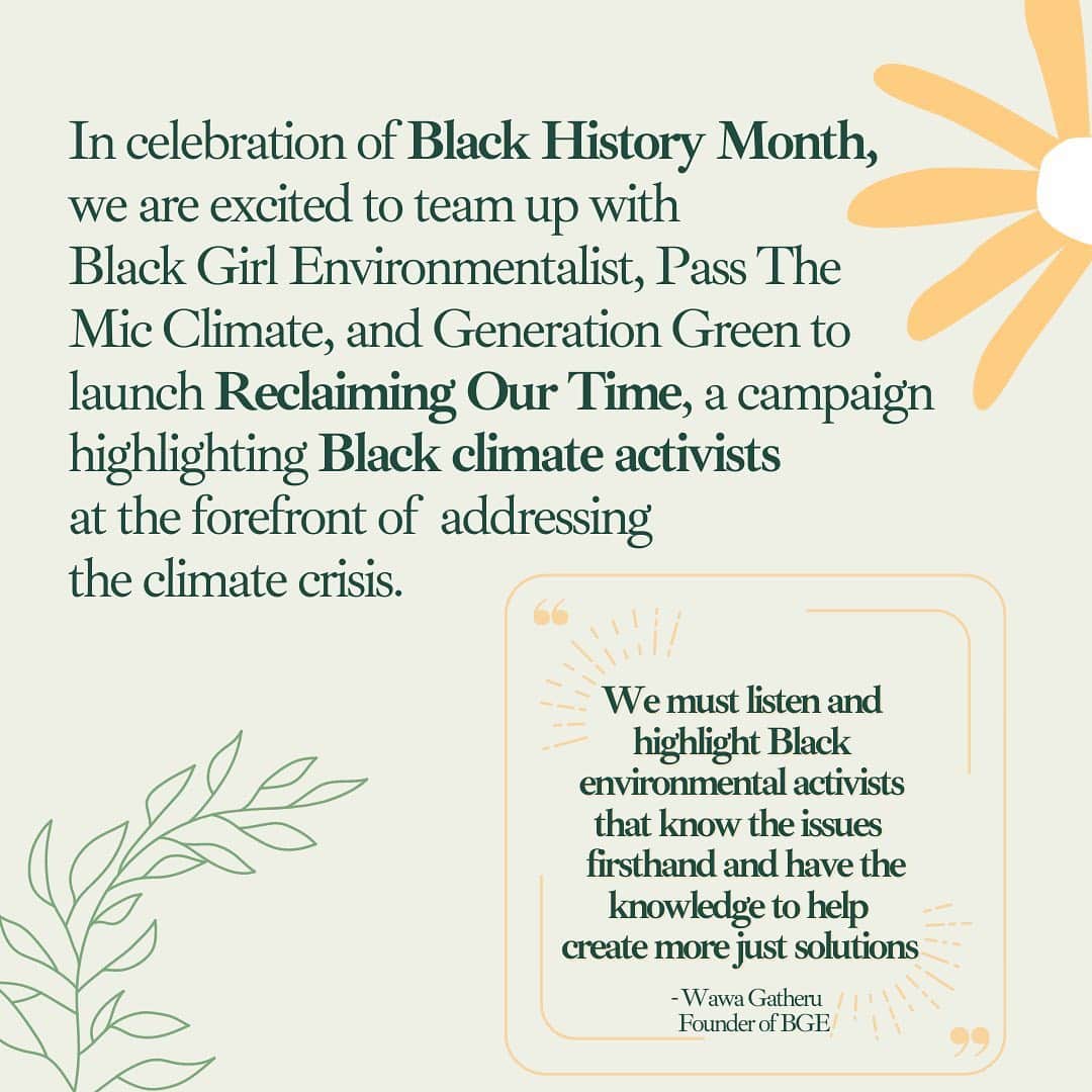 ジェマ・スタイルズさんのインスタグラム写真 - (ジェマ・スタイルズInstagram)「Today on my stories there will be a takeover by @aishah_nyeta for the #ReclaimingOurTime campaign by @blackgirlenvironmentalist and @passthemicclimate 🌿 In celebration of Black History Month, this campaign is partnering those with larger platforms with Black climate activists and I am delighted to welcome Aishah for the day! Please do take the time to listen - I’ll save her stories in a highlight - follow to learn more and make her feel welcome 💕⁣ ⁣ Aishah is a Senior at George Mason University studying environmental sustainability with a concentration in climate change and society. She has been studying climate change since the age of 17 and studied briefly at the University of Pretoria in South Africa. She hopes to creatively bring awareness to environmental injustices to the world with her knowledge of sustainability and the arts. Using her musical and fine arts background as a springboard, Aishah has a knack for innovation in the climate change field, which requires a transdisciplinary understanding of the world. She is diligent in making a global impact on communities and how they learn about our changing climate. This is only amplified through her work with the prestigious Global Sustainability Scholars.⁣」2月24日 2時46分 - gemmastyles