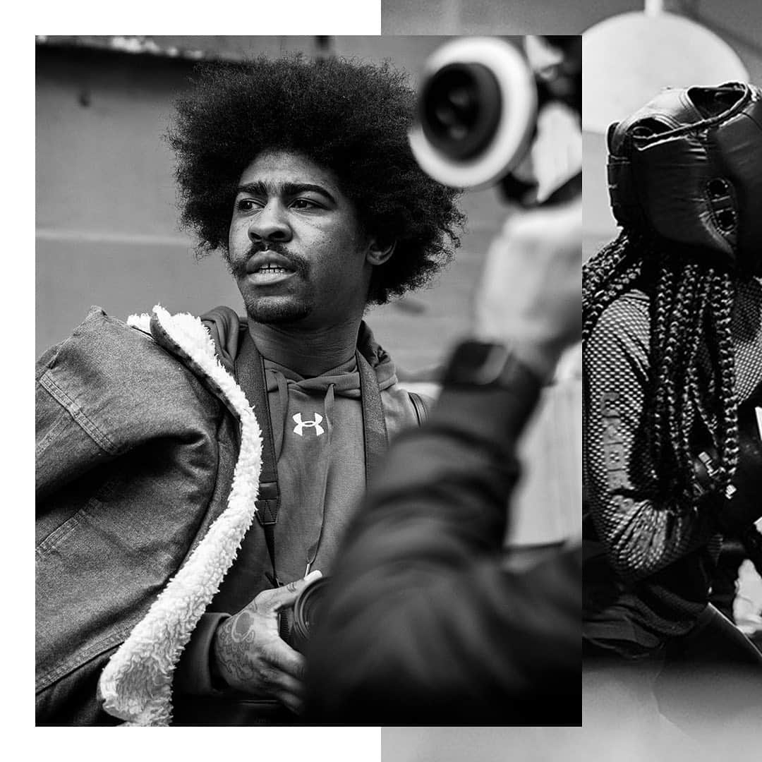 Under Armourのインスタグラム：「From Baltimore. For Baltimore.  “This Black History Month collection might seem like it’s all about sports, or Baltimore---but it’s more than that. It’s the resilience I see in my city.” - Devin Allen @bydvnlln, Baltimore artist, community leader, Under Armour teammate. Learn more about the collection via link in bio.」
