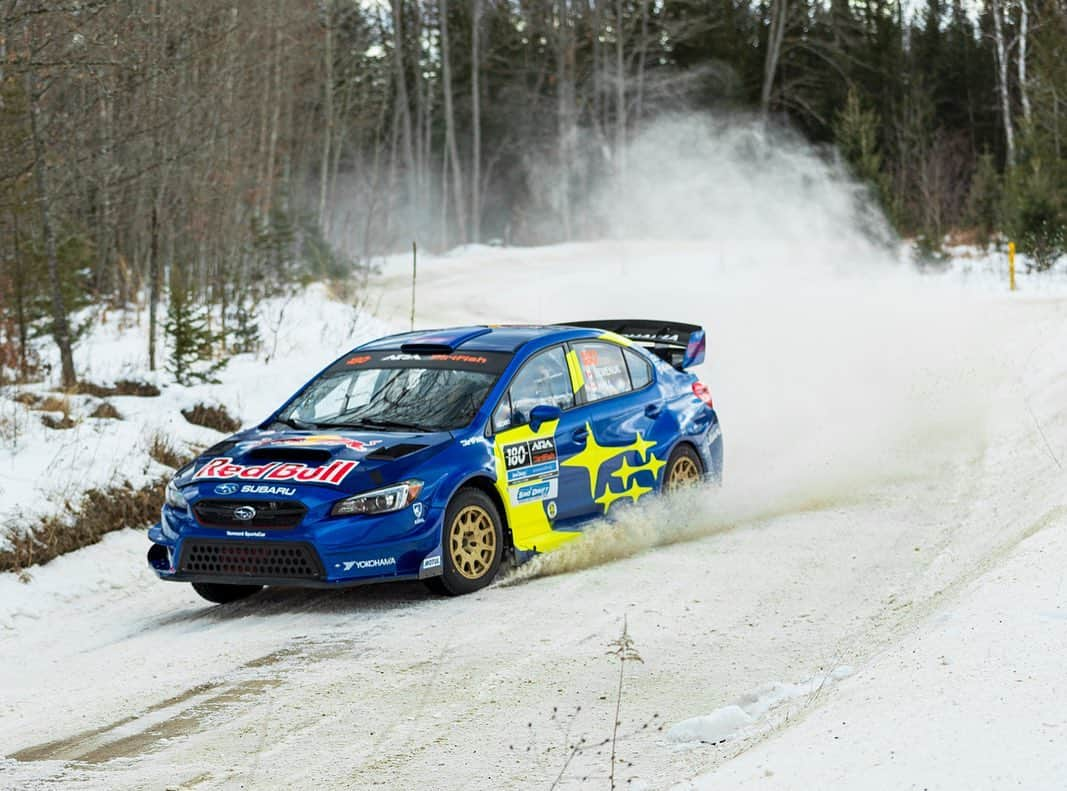 Subaru of Americaさんのインスタグラム写真 - (Subaru of AmericaInstagram)「Congratulations to @travispastrana and @brandonsemenuk for a 1-2 finish at @snodriftrally last weekend! @subarumotorsportsusa swept all 12 stages for the perfect start to the 2021 season. Read the full recap here: bit.ly/37Gnowb.」2月24日 3時14分 - subaru_usa