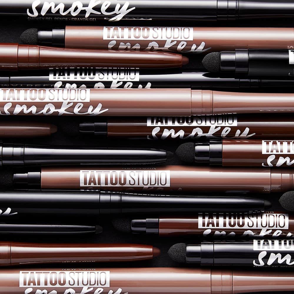 Maybelline New Yorkさんのインスタグラム写真 - (Maybelline New YorkInstagram)「Whether it’s a brown baby wing🤎 or a moody smokey eye🖤, these dual ended pencils are the perfect product for a one-stop eye look. Available in 3 gorgeous shades for any look you want to create! Tap to shop our NEW Tattoo Studio Smokey Gel Liner.」2月24日 3時17分 - maybelline