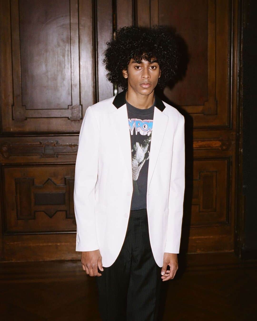 Fashion Weekのインスタグラム：「Well suited with @timoweiland, presented at #NYFW February 2021.」