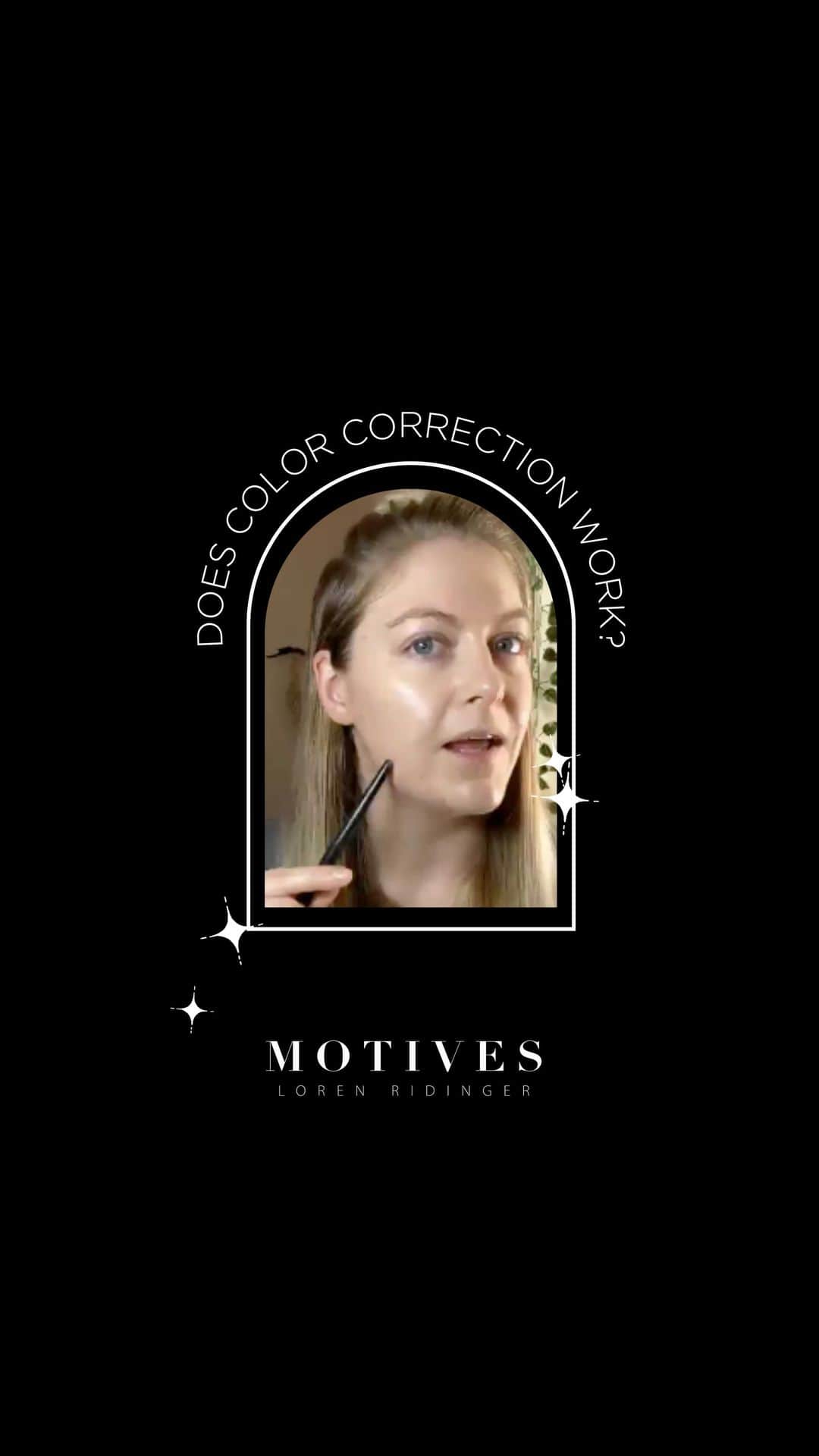 Motives Cosmeticsのインスタグラム：「Does color correction really work? Motives Beauty Advisor, @renee.wadsworth, put our Color Correction Quad to the test. Let us know what you think of her results! 🖤」