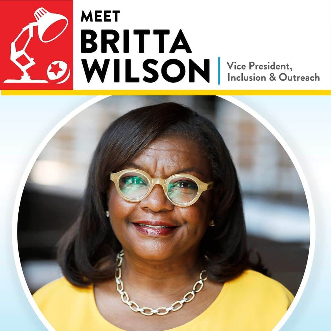 Disney Pixarさんのインスタグラム写真 - (Disney PixarInstagram)「“This journey needs all of us. You can lead from any seat.” - Britta Wilson, VP of Inclusion and Outreach. Get to know Britta and her work in our latest employee spotlight.」2月24日 5時00分 - pixar