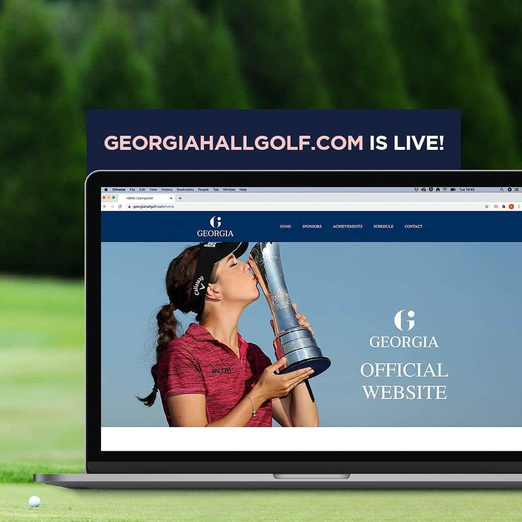 ジョージア・ホールさんのインスタグラム写真 - (ジョージア・ホールInstagram)「I’m very excited to announce my website georgiahallgolf.com!  Me and my team have been working hard for a while on this and I hope you all like it!   To celebrate the announcement I am doing a 𝗚𝗜𝗩𝗘𝗔𝗪𝗔𝗬 for a personalised signed tour bag.. just share this post on your stories,(tagging me) and I will announce the winner this coming Monday 12pm U.K. time! Good luck!」2月24日 5時10分 - georgiahall23