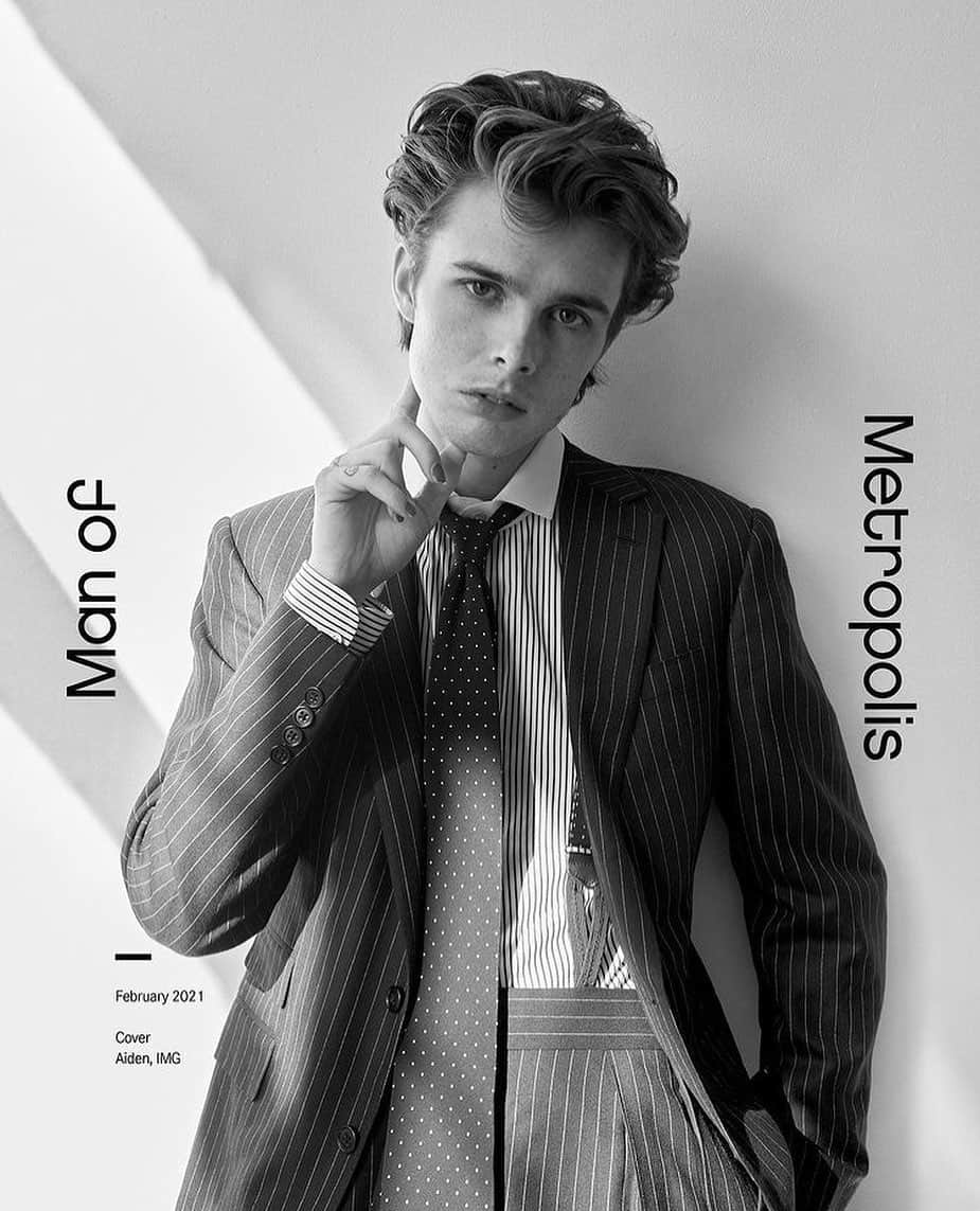 IMG Modelsさんのインスタグラム写真 - (IMG ModelsInstagram)「Pulse. 📶 @aidenyobear covers @manofmetropolis. #📷 @dennisstenild #👔 @the_jorgemorales #✂️ @johnruidanthair #⭐️ #IMGstars」2月24日 5時10分 - imgmodels