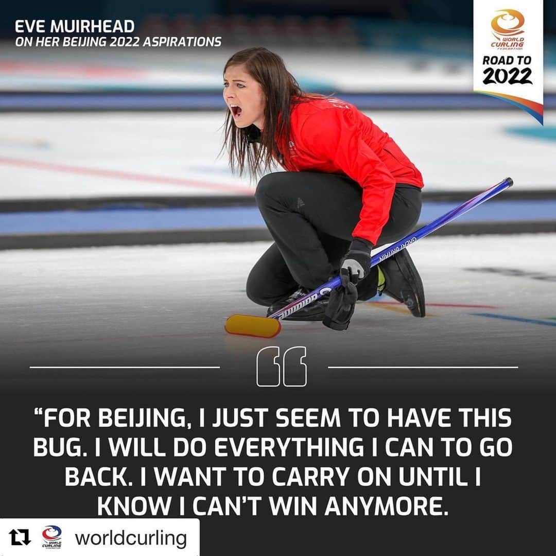 イブ・ミュアヘッドさんのインスタグラム写真 - (イブ・ミュアヘッドInstagram)「🔵⚫️🔴🟡🟢 @worldcurling with @get_repost ・・・ @evemuirhead has Olympic fever 🥵 See what she says about @beijing2022 and her current goals via the link in our bio! 💪 #Roadto2022 #Curling」2月24日 5時37分 - evemuirhead
