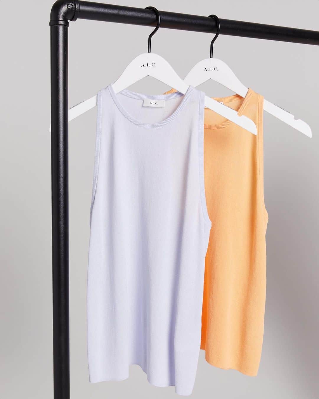 エーエルシーのインスタグラム：「The ultimate lightweight layer, our Nello II Top is a delicate racerback style that pairs with everything from denim to slip skirts.」