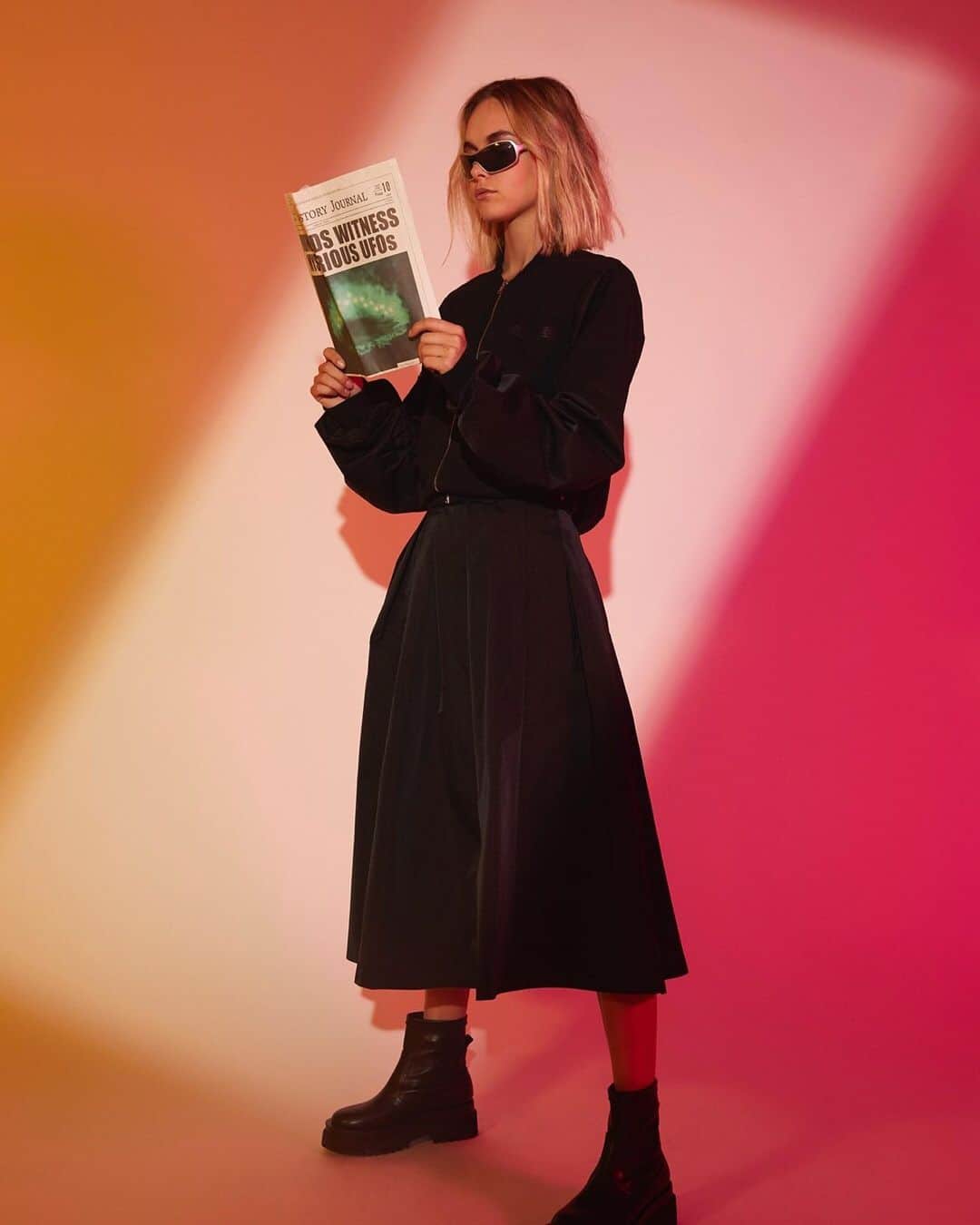 Fashion Weekのインスタグラム：「Embrace the unknown with @nicolemillernyc's out-of-this-world Fall 2021 collection.」