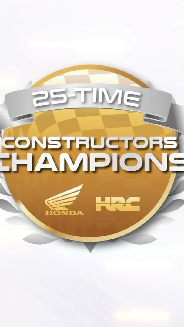 レプソル・ホンダのインスタグラム：「25 Premier Class Constructor Championships from 1966 to 2019, the bikes of Honda's history.」