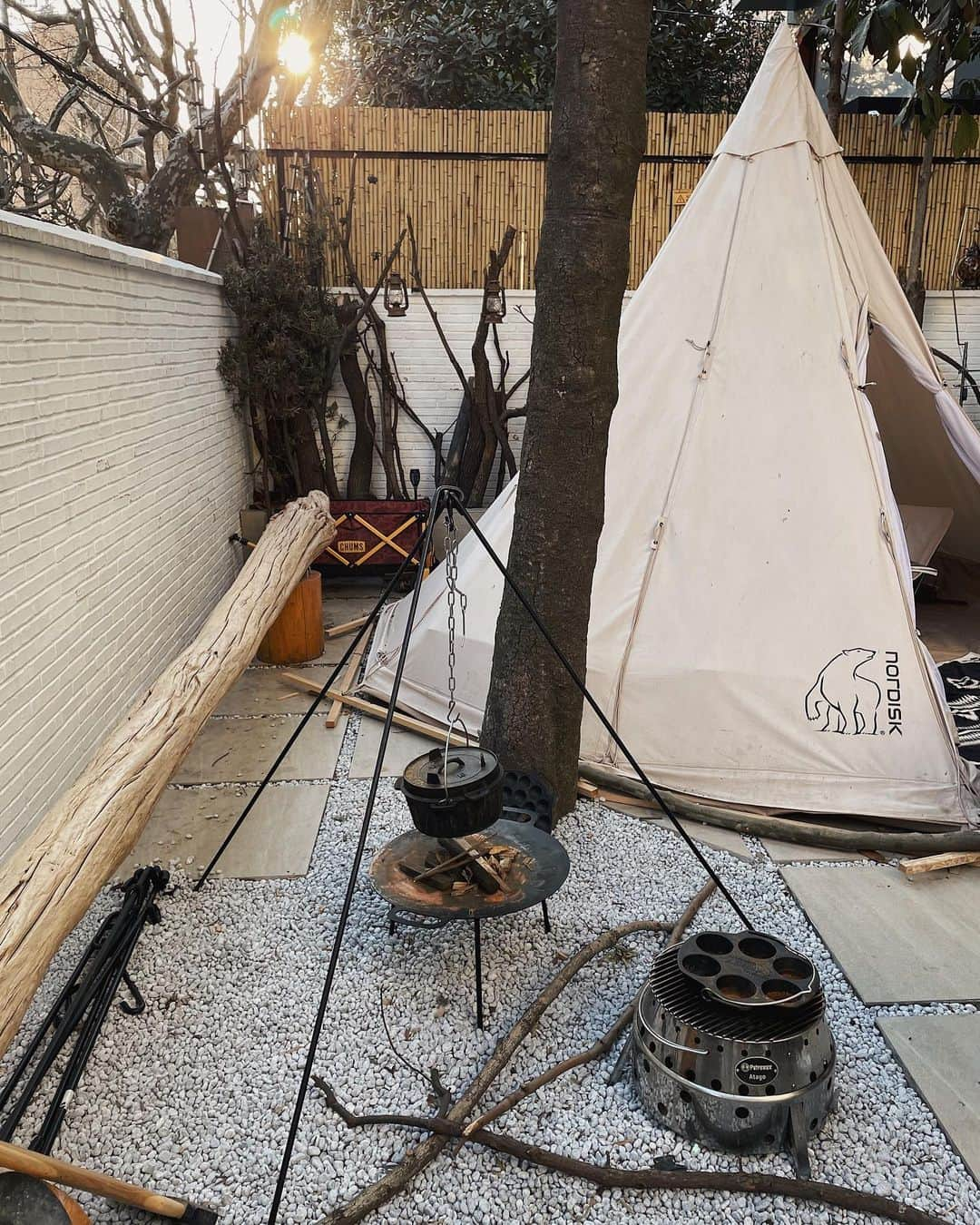 チン・インヒさんのインスタグラム写真 - (チン・インヒInstagram)「⛺️ #camping #campingout」2月24日 18時58分 - chininhi