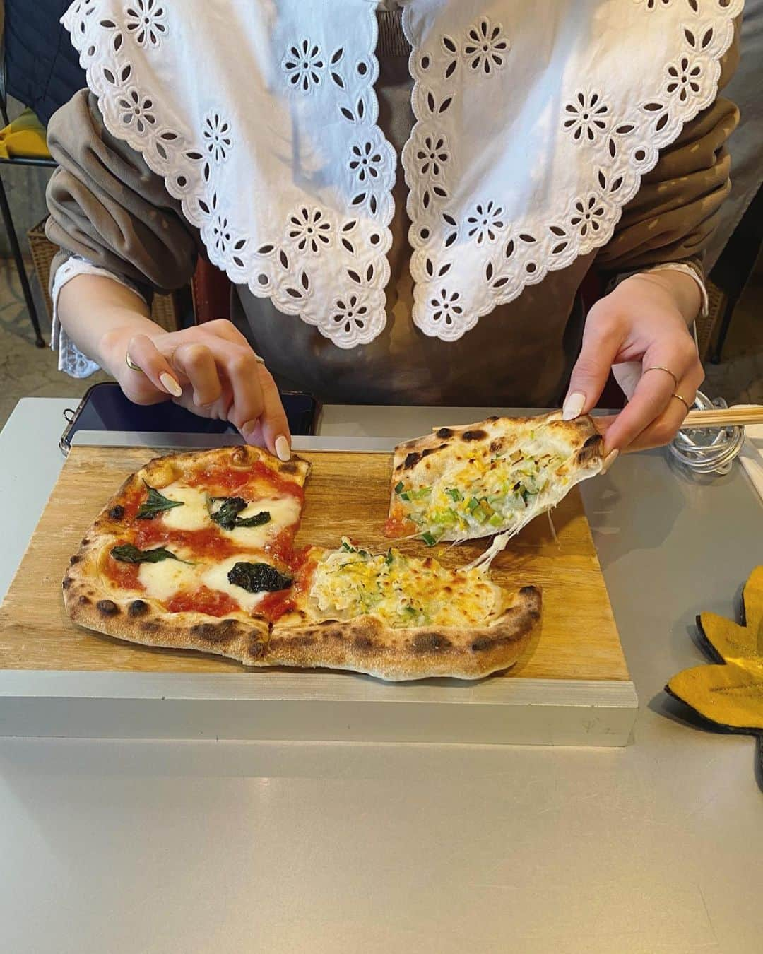 高橋美穂さんのインスタグラム写真 - (高橋美穂Instagram)「.﻿ ﻿ @enboca_tokyo 🍕﻿ いい休日🌿🌿 ﻿ #dayoff #enboca #mihoc_food」2月24日 19時08分 - sleeping0mihoc