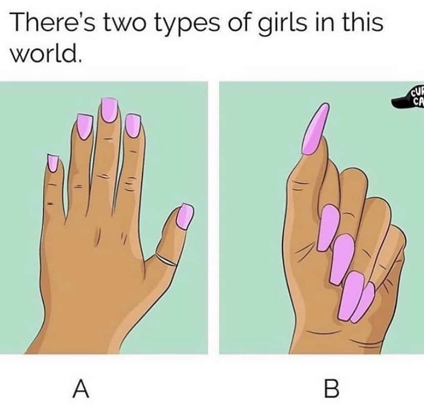 Nail Designsのインスタグラム：「Which type are you?」