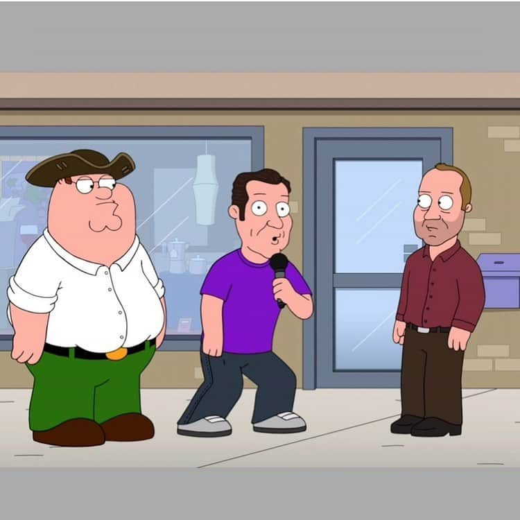 ビリー・エイチュナーのインスタグラム：「Billy on the Street on Family Guy. (Not sure why I look so old!!) #tbt」