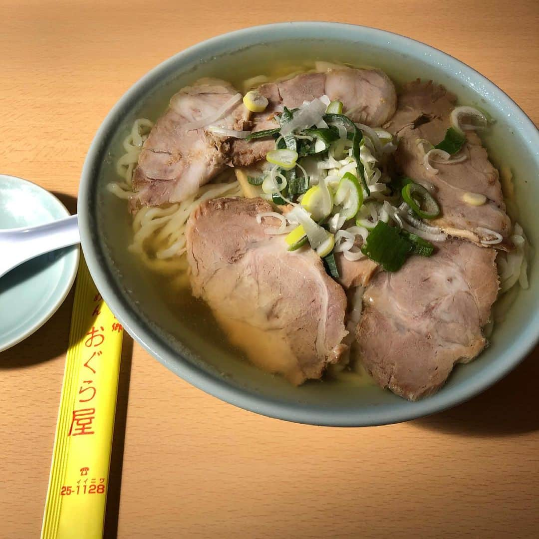 黒羽根利規のインスタグラム：「佐野ラーメン　おぐら屋 餃子撮り忘れたぁー🥟 ごっつぁんでした😁  #佐野ラーメン #🔰 #おぐら屋 #次はどこ行こうかな？」