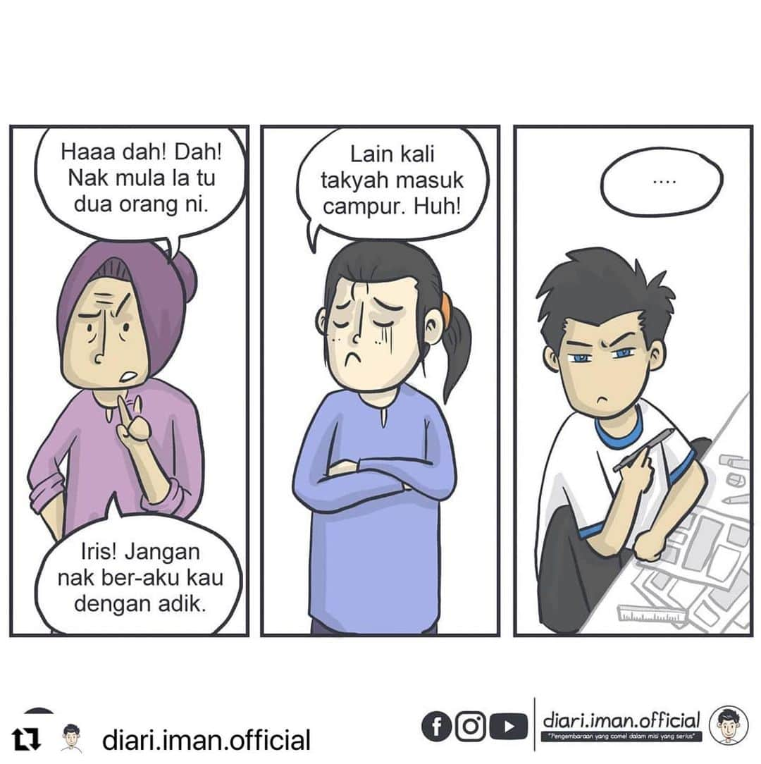 Koleksi Komik Malaysiaさんのインスタグラム写真 - (Koleksi Komik MalaysiaInstagram)「#Repost @diari.iman.official with @make_repost ・・・ Baiti Jannati - Episod 4 . #komikmalaysia #gengkomik  #komikdakwah #komikmuslim #komikcomel #komiktarbiah #cintaker #kartun #komikmalaysia #komikbersiri #komikharian #komikinstagram #koleksikomikmalaysia #gengkomik #instakomik #lukisandakwah #paidreview #muslimcomics #selfreminder #selfmotivate #positvevibes #dakwah #motivasi #quotes #manfaat #mesej #tarbiah #iman #lukisan #baitijannati #diariimanofficial」2月24日 13時37分 - tokkmungg_exclusive