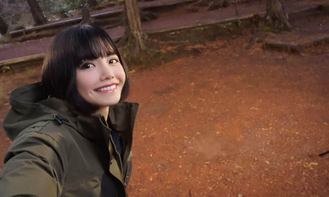 美環のインスタグラム：「ここをキャンプ地とするっ！！🏕⛺🏍💨」
