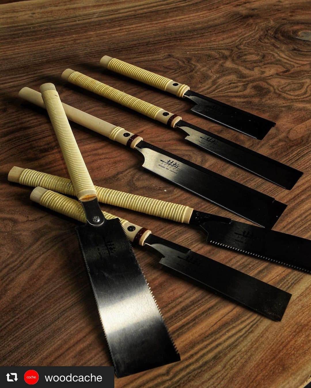 SUIZAN JAPANのインスタグラム：「@woodcache in Calgary, CANADA is now selling SUIZAN products!! If you live in Canada, please check it out👍﻿ ﻿ #repost📸 @woodcache﻿ SUIZAN Japanese Hand Saws have arrived at WOODCACHE. A full shipment including a double edged Ryoba, Ultra Fine Dozuki Dovetail and Flush Cut saws. Shop in store or online! #yycwoodworking #suizanjapan #joinery #woodworking #claro﻿ ﻿ #suizan #japanesesaw #japanesesaws #japanesetool #japanesetools #craftsman #craftsmanship #handsaw #pullsaw #ryoba #dozuki #dovetail #flushcut #woodwork #woodworker #woodworkers #woodworkingtools #diy #diyideas #japanesestyle #japanlife」