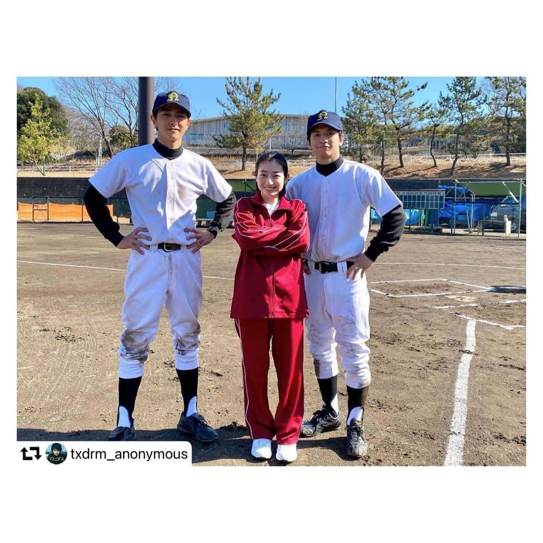 川島鈴遥さんのインスタグラム写真 - (川島鈴遥Instagram)「.﻿ #repost @txdrm_anonymous﻿ ・・・﻿ ‪#アノニマス 警視庁“指殺人”対策室‬﻿ ‪﻿ 第6話「偽りの復讐」﻿ 3月1日(月)よる10時放送☝️‬﻿ ﻿ ‪高校野球のチームメイト‬﻿ ‪⚾️末松香役 #川島鈴遥 さん‬﻿ ‪⚾️椚総一郎役 #田中偉登 さん‬﻿ ‪⚾️荒井慶太役 #岩上隼也 さん‬﻿ ﻿ ‪3人に待ち受ける悲劇とは...？‬﻿ ﻿ ‪#香取慎吾 #関水渚 #MEGUMI ‬‪#清水尋也 ﻿ #勝村政信 #山本耕史 ‬‪#シムウンギョン‬ ﻿ #テレビ東京」2月24日 14時44分 - ririka_kawashima_official