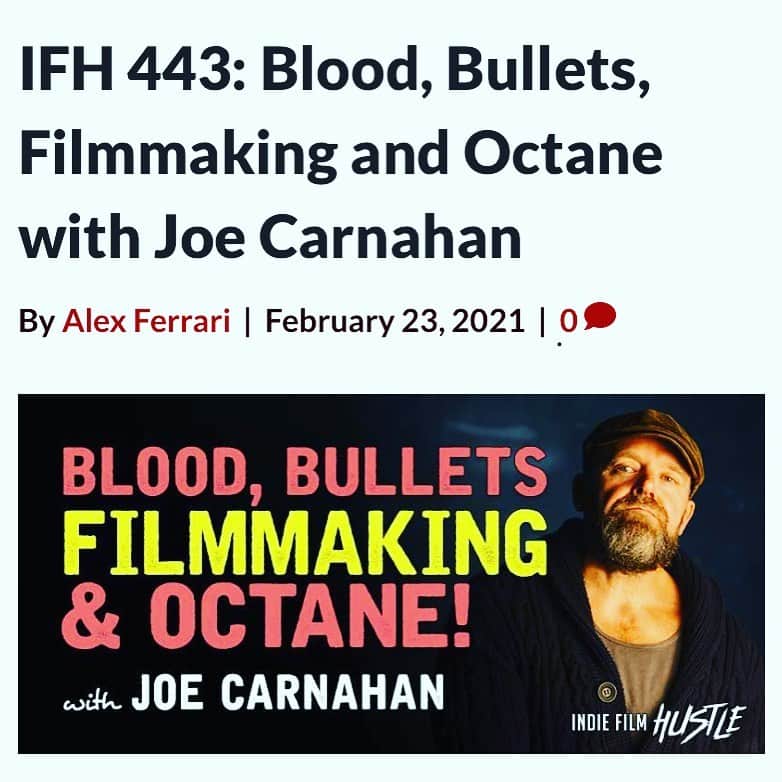 ジョー・カーナハンのインスタグラム：「@ifilmhustle CHECK IT OUT. Link in bio.」