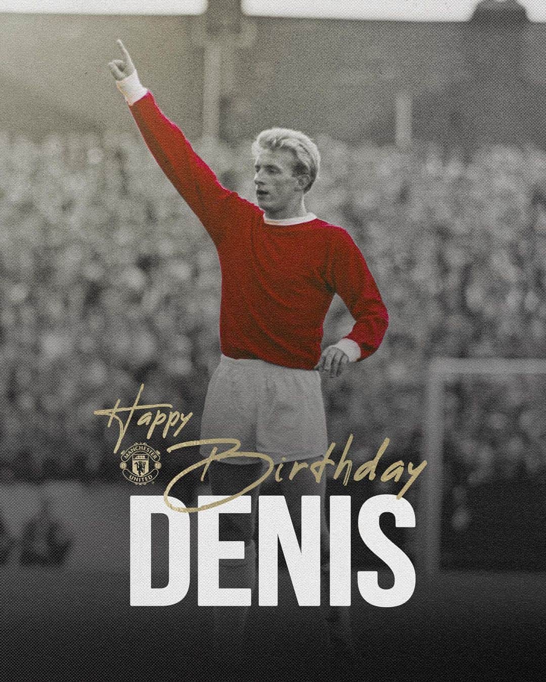 マンチェスター・ユナイテッドさんのインスタグラム写真 - (マンチェスター・ユナイテッドInstagram)「Happy 81st birthday to club legend Denis Law! 🥳  #MUFC #ManUtd」2月24日 17時02分 - manchesterunited