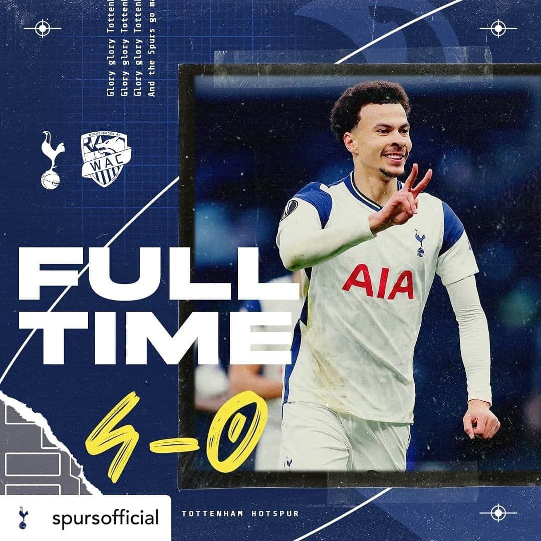 プレミアリーグさんのインスタグラム写真 - (プレミアリーグInstagram)「Spurs progress in the UEL 💪 ⁣ ⁣ #repost • @spursofficial  Through to the @europaleague 𝗟𝗔𝗦𝗧 𝟭𝟲.」2月25日 3時54分 - premierleague