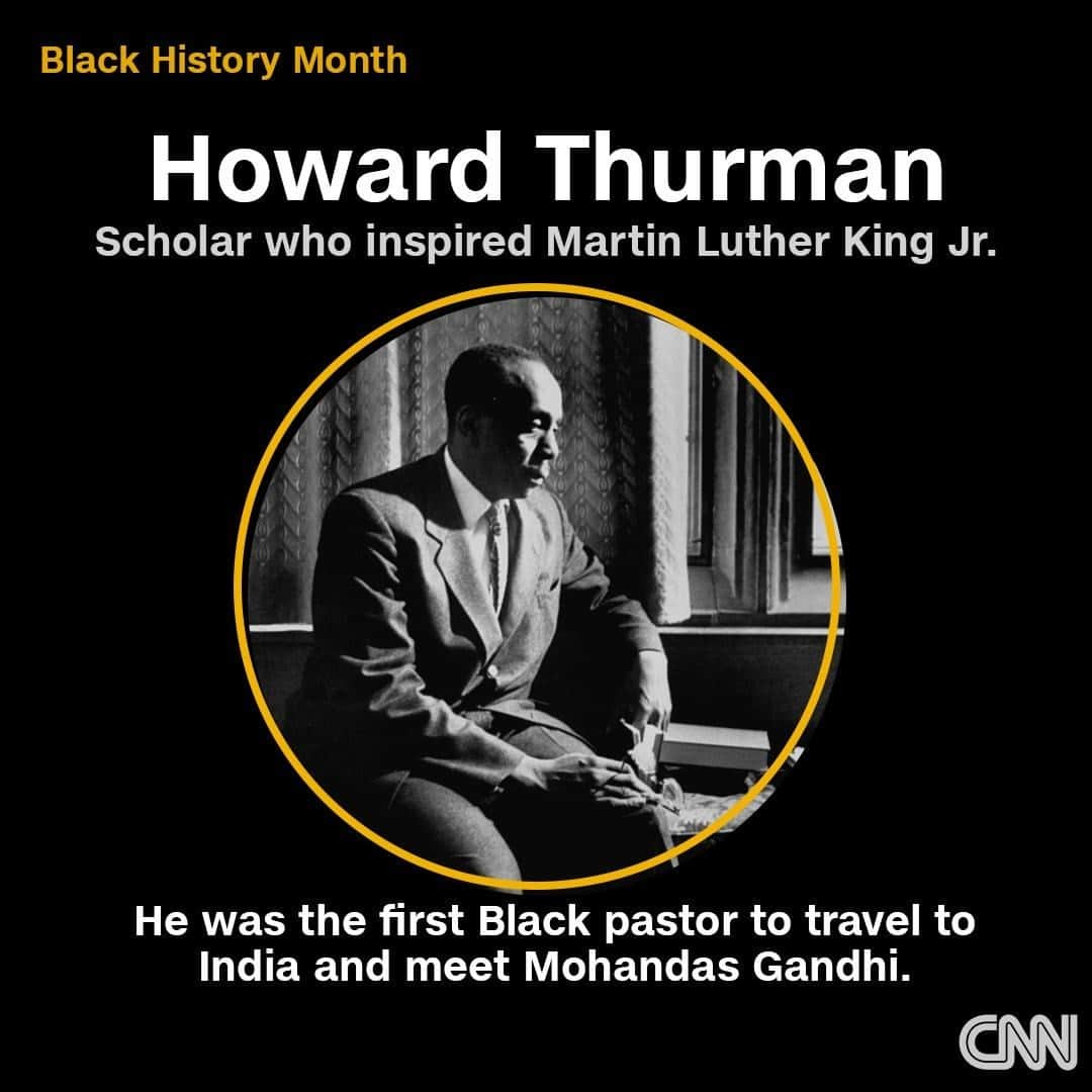 CNNさんのインスタグラム写真 - (CNNInstagram)「Howard Thurman was a shy man who didn’t lead marches or give dramatic speeches during the civil rights movement, but he was a spiritual genius who transformed history. The pastor and professor wrote the groundbreaking book “Jesus and the Disinherited” which had a profound influence on the Rev. Martin Luther King Jr.’s faith and activism. He also was the first Black pastor to travel to India and meet Mohandas Gandhi. And he was one of the first pastors to inspire King to merge Gandhi’s philosophy of nonviolent resistance with the civil rights movement. Thurman’s concepts about nonviolence and Jesus are peppered through King’s writings.⁠ ⁠ Thurman’s life was proof that all sorts of people could become influential leaders in the civil rights movement. Tap the link in our bio to learn more about him and other Black pioneers. ⁠ ⁠ (📸: Mark Kauffman/The LIFE Picture Collection via Getty Images)」2月25日 4時01分 - cnn