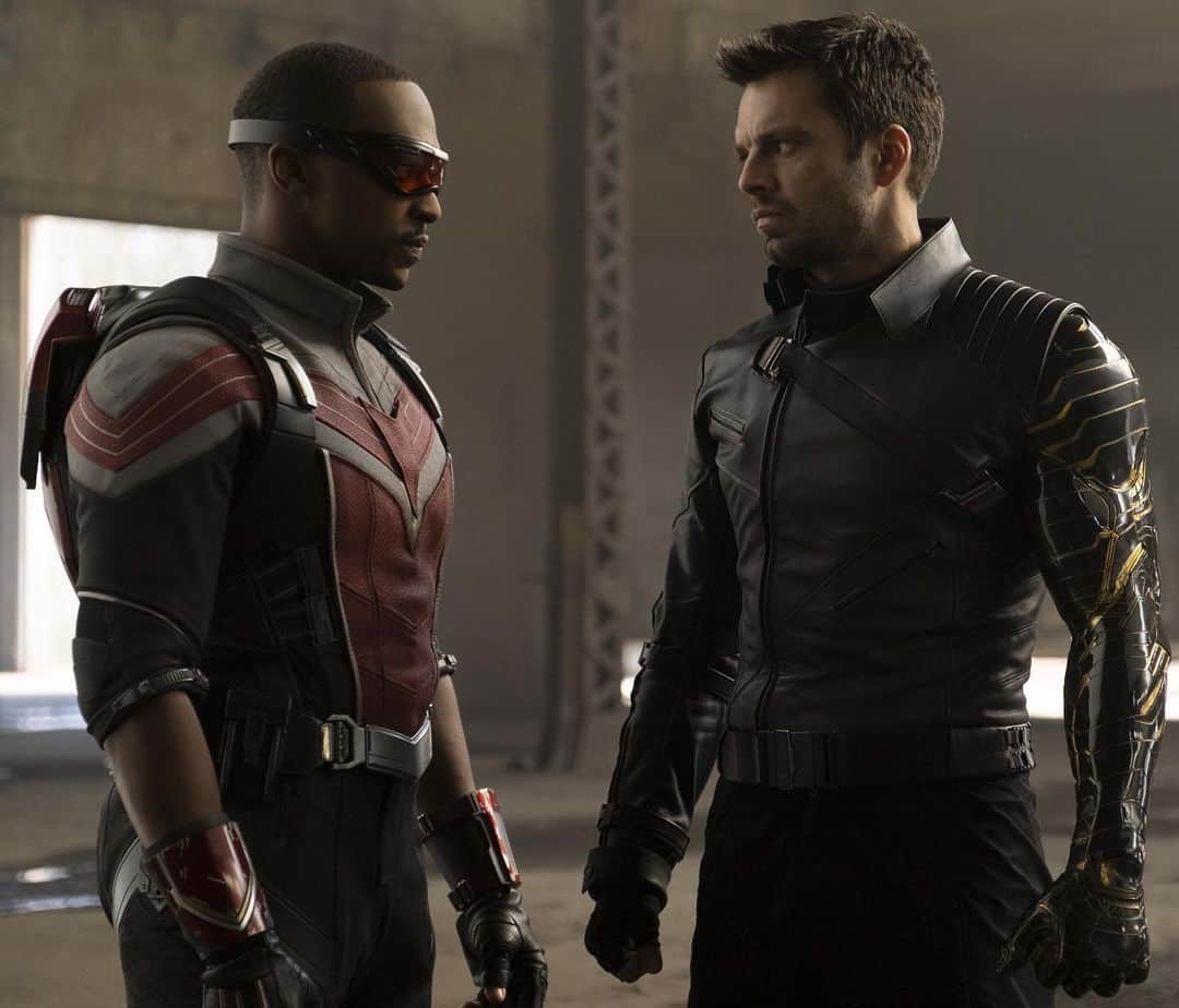 Just Jaredさんのインスタグラム写真 - (Just JaredInstagram)「There’s a reason why Marvel’s new @disneyplus show @falconandwintersoldier is only six episodes long. Tap this pic in the LINK IN BIO for the explanation directly from Marvel.  #SebastianStan #AnthonyMackie Photo: Chuck Zlotnick/Marvel」2月25日 4時13分 - justjared
