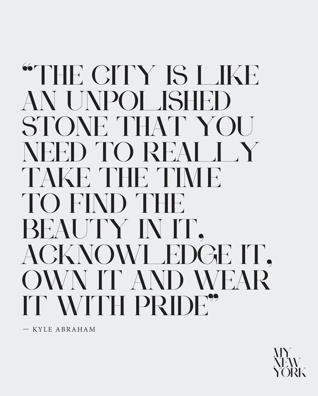 デイビット・ユーマンさんのインスタグラム写真 - (デイビット・ユーマンInstagram)「My New York according to @kyle_abraham_original_recipe, choreographer and founder of @aimbykyleabraham: “The city is like an unpolished stone that you need to really take the time to find the beauty in it, acknowledge it, own it and wear it with pride.” 📸 by @ashlibickford + @reininja #DavidYurmanMen」2月25日 4時37分 - davidyurmanmen